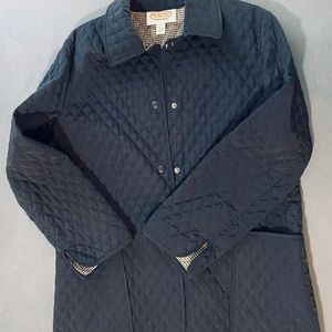 Talbots quilted car length jacket 8P